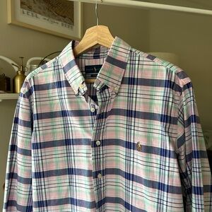 Ralph Lauren Men's Flash Pony Multicolor Plaid Shirt